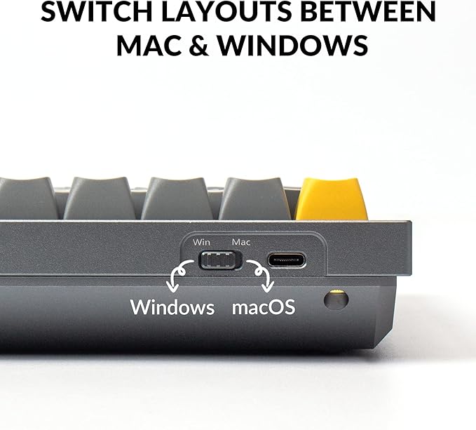 Keychron Q7 Wired Custom Mechanical Keyboard, 70% Layout QMK/VIA Programmable - Image 5