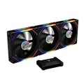 GAMDIAS Aeolus P2-1203U 120mm ARGB PWM Fan, Include Reverse Fan Blade x3 by GAMDIAS