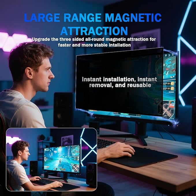 Magnetic Computer Privacy Screen Filter 24 Inch - Image 7