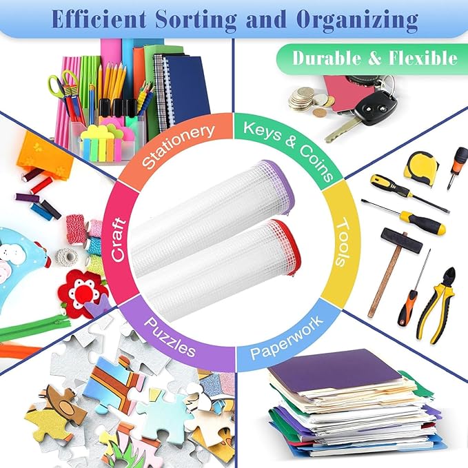 Jetec 32 Pcs Mesh Zipper Bags Toy Storage Bikini Organizer Bag Bolsas para - Image 4