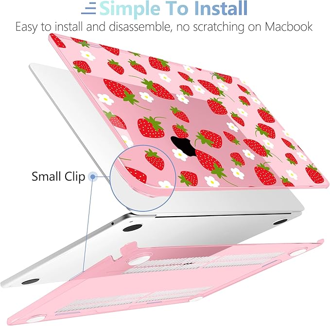 MEEgoodo for M4/M3/M2 MacBook Air 15.3 inch Case 2025 2024 2023, Case Fit Model - Image 5