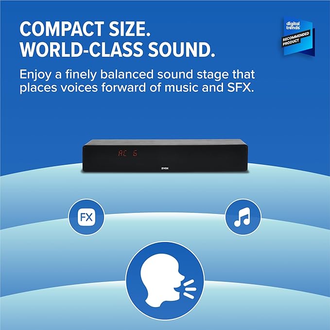 ZVOX Dialogue Clarifying Sound Bar - Image 8