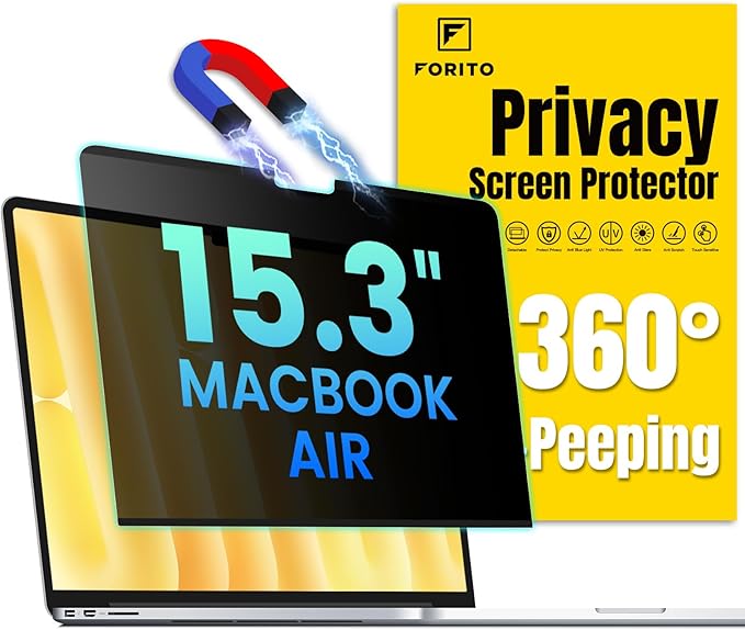 F FORITO Magnetic Privacy Screen Protector Compatible by FFORITO