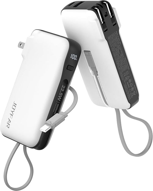 1 Pack Portable Charger with Built-in USB-C Cable & Plug, 000mAh 5V/4.5A Power by Unknown