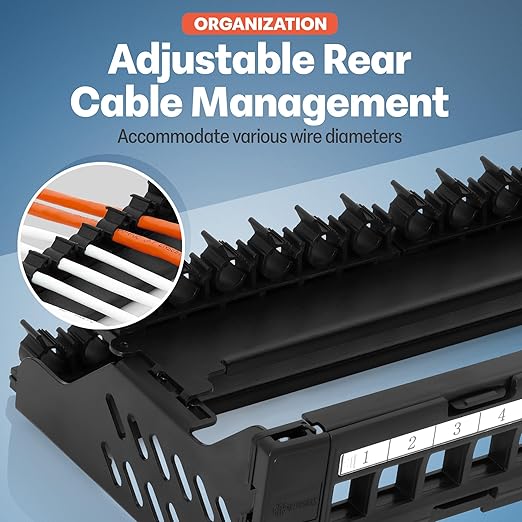 Everest 48 Port Keystone Patch Panel - Image 4
