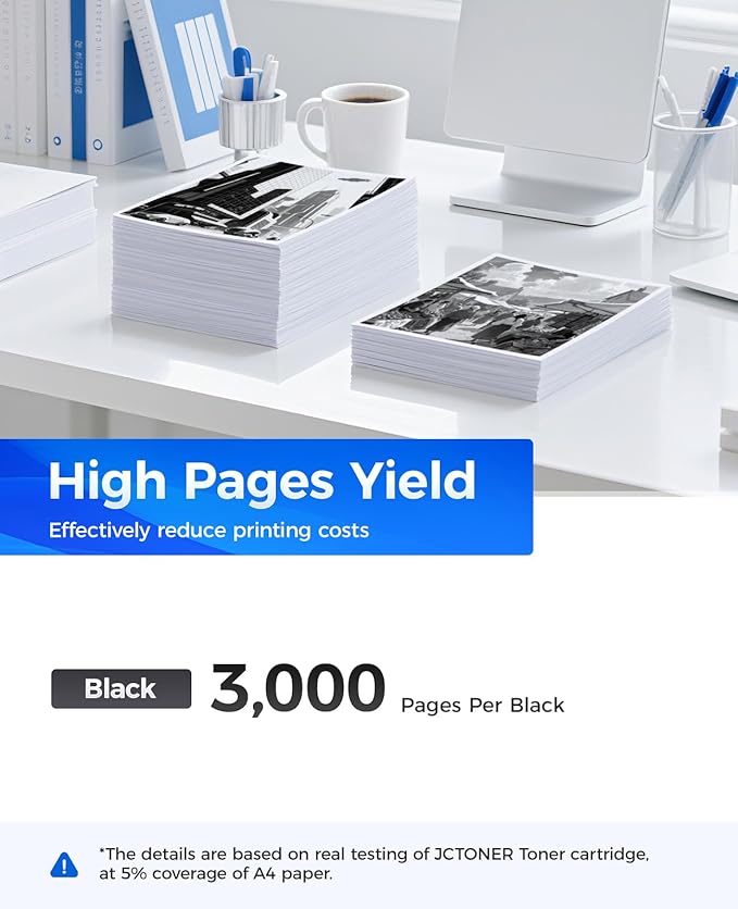 TN830XL Black Toner Cartridge 2-Pack High Yield Replacement - Image 3