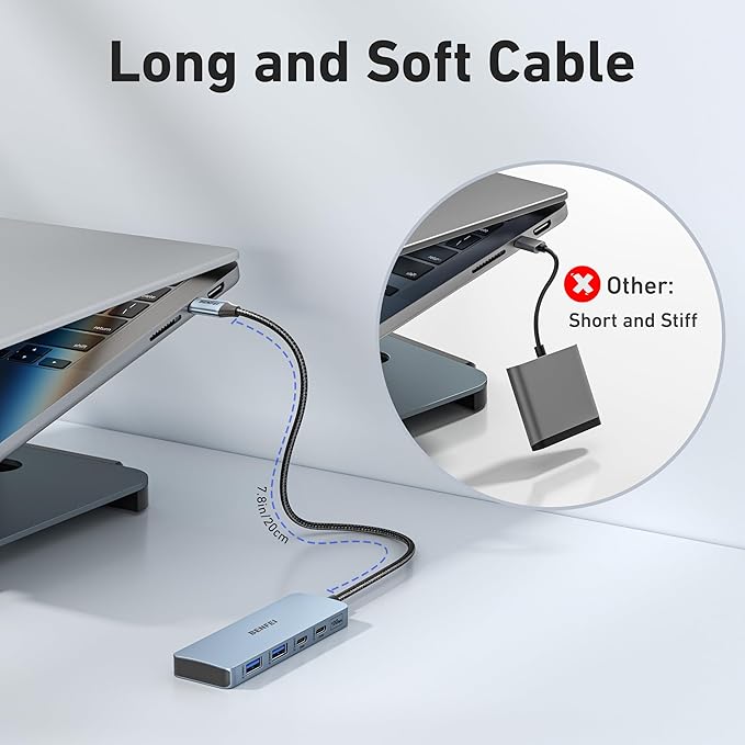 BENFEI USB C Hub 10Gbps, 4 Ports USB 3.2 Adapter - Image 4