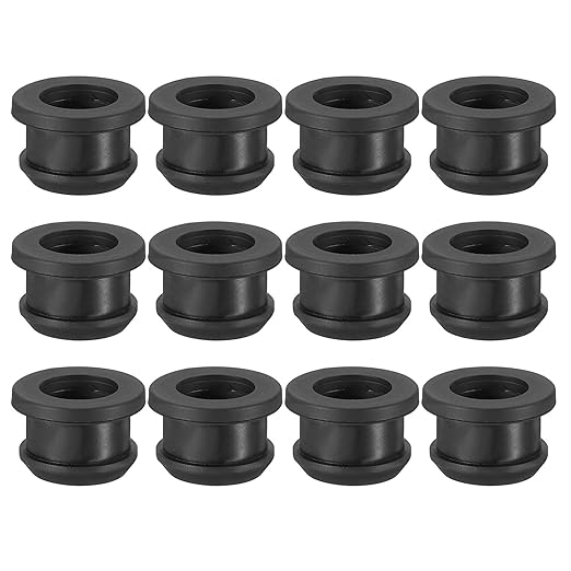 PATIKIL 14mm / 9/16 Inch Drill Hole, 7/16 Inch ID Rubber Grommets by PATIKIL