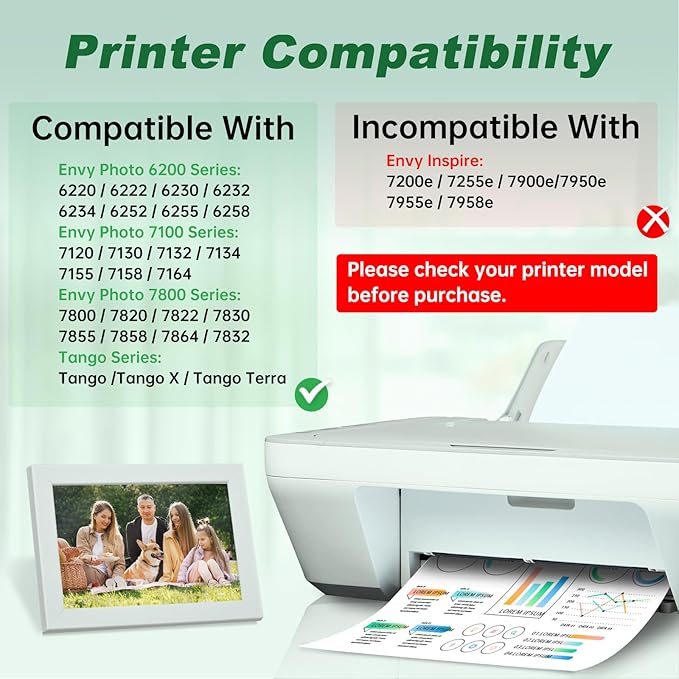 MYTONER 64XL Ink Cartridge Black/Color Combo Pack Remanufactured Replacement - Image 2