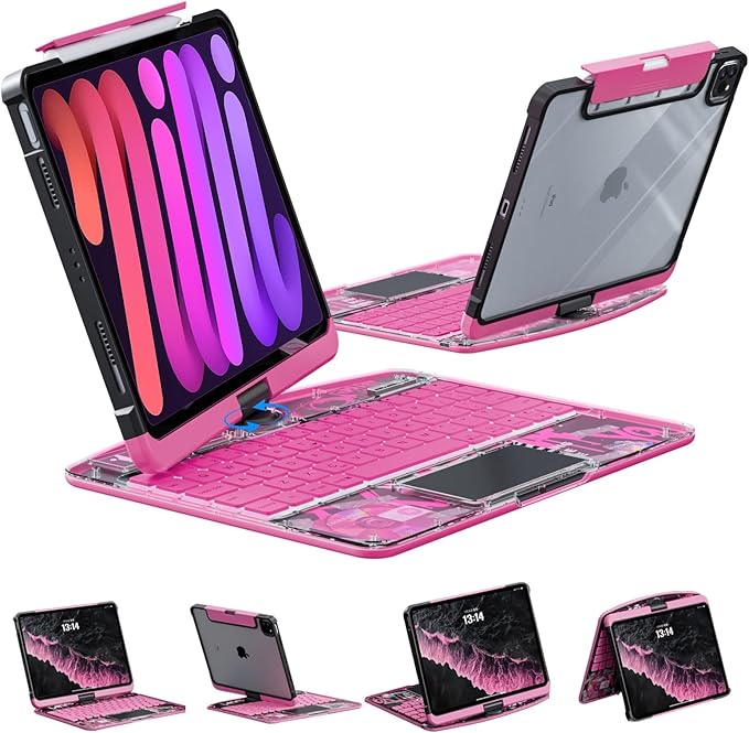 KARTICE Case with Wireless Keyboard Compatible with iPad Pro 11 2024 11 inch by Kartice