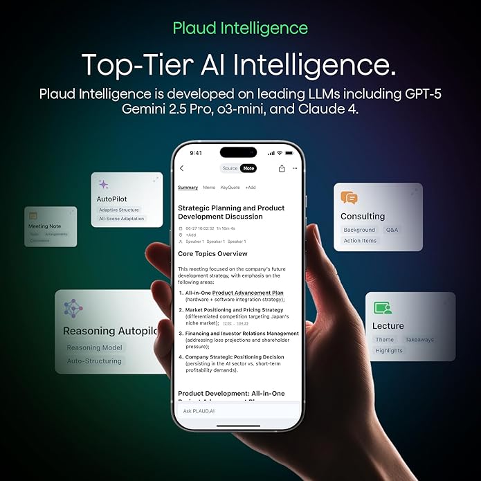 Plaud NotePin AI Voice Recorder, Voice Recorder - Image 8