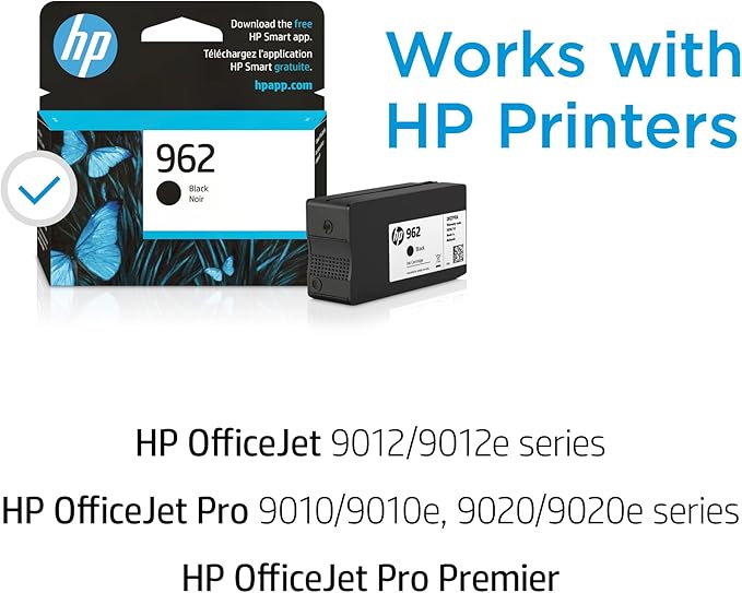 HP 962 Black Ink Cartridge for HP Printers | Works - Image 2