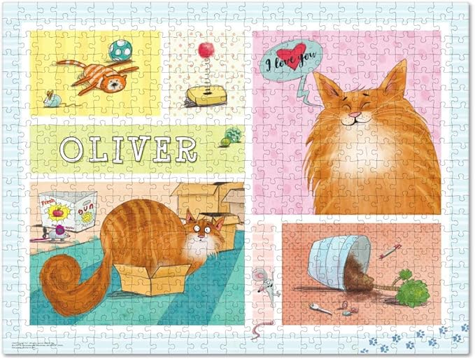 Personalized Cat Puzzle by ISeeMePersonalizedChildrensBooks