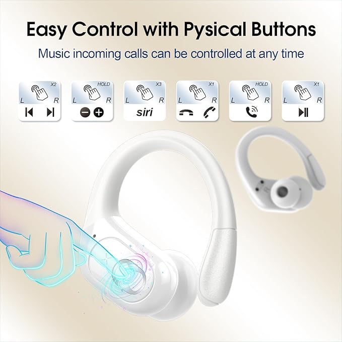 Wireless Earbuds 75hrs Bluetooth 5.4 Headphone Sport, 2025 Bluetooth Earbuds - Image 7