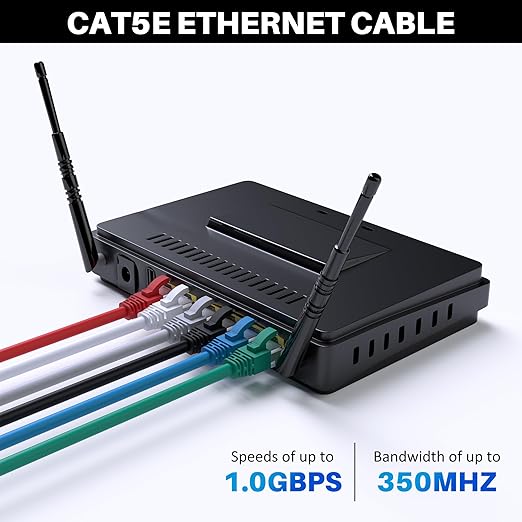 Cat5e Ethernet Cable 200 FT, Long Cat 5e Internet Cable, Standard RJ45 Connector - Image 4
