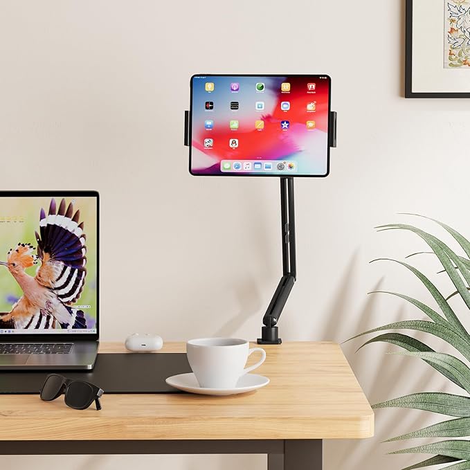 Tablet Stand Holder, Foldable iPad Holder Arm - Image 6
