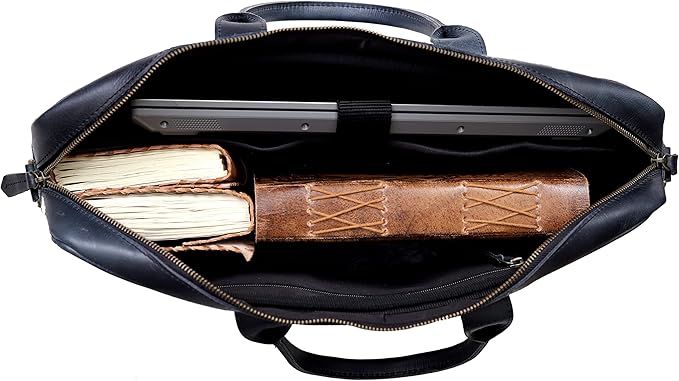 VC VINTAGE COUTURE Leather briefcase bag - Image 5