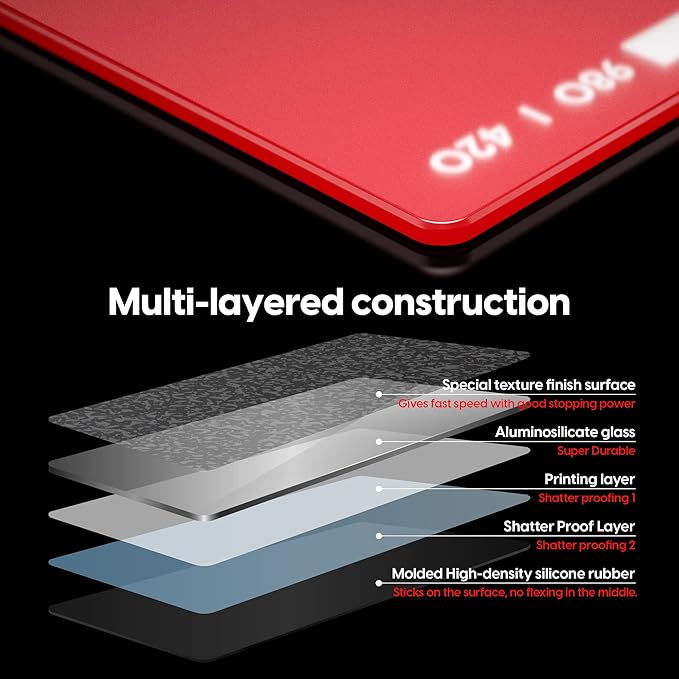 Pulsar - Superglide Premium Glass Mouse Pad XXL ALUMINO-Silicate Glass Surface - Image 4