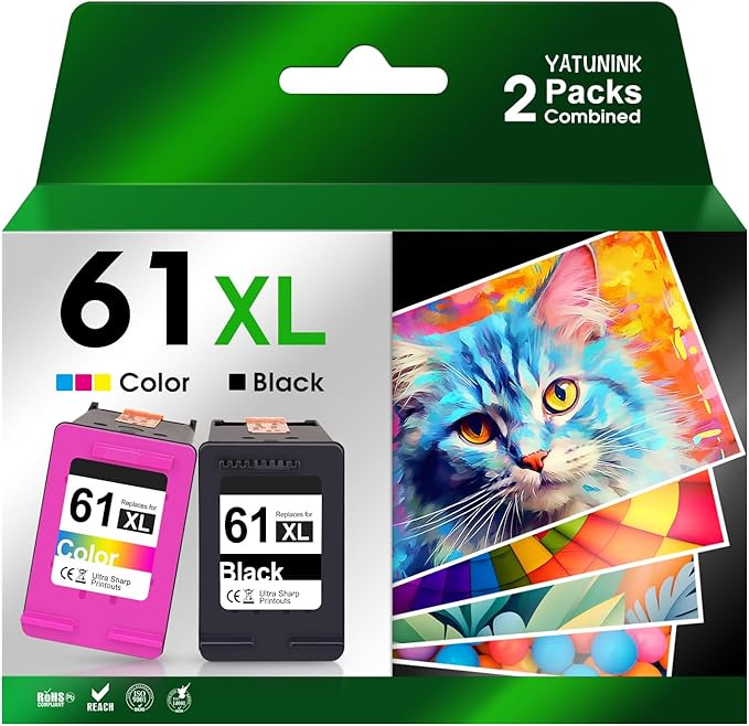XL 61 Ink Cartridge Combo Pack Compatible by YATUNINK