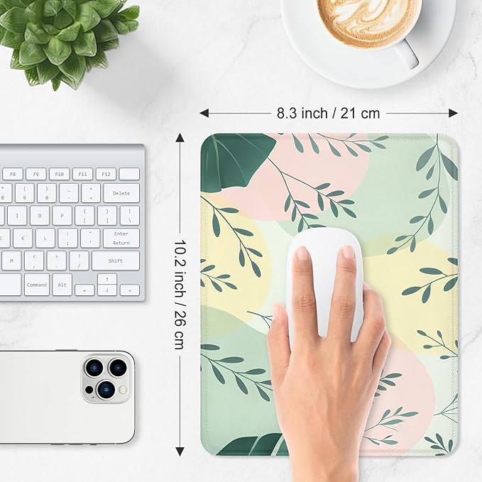 ITNRSIIET Mouse Pad Non-Slip Rubber Base Smooth Surface Stitched Edges - Image 3