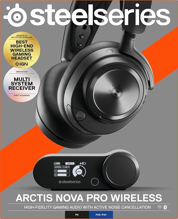 SteelSeries Arctis Nova Pro Wireless Multi-System Gaming Headset - Image 13