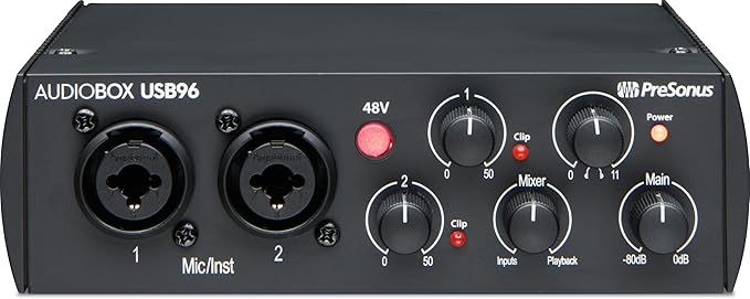 PreSonus AudioBox USB 96 Bundle — USB Audio Interface, XLR Interface - Image 2