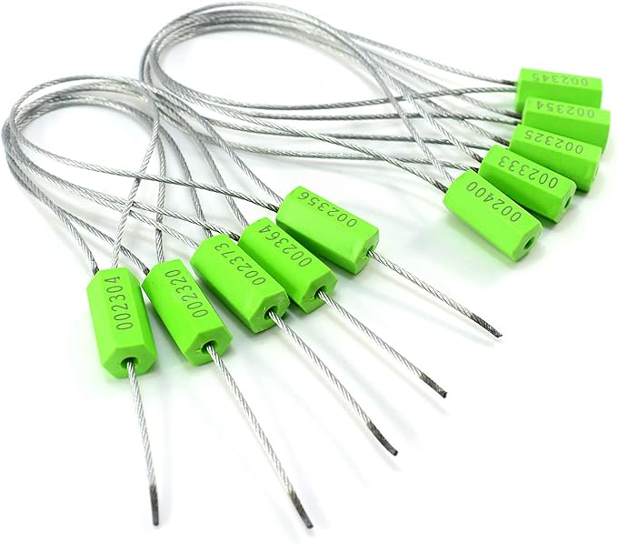 Leadseals 100 Security Cable Seals Numbered Security Tags Tamper Proof Tags - Image 5