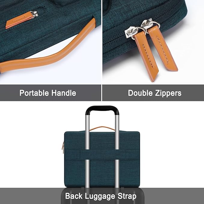 MOSISO 360 Protective Laptop Case 13 inch, 13 inch Laptop Sleeve Compatible - Image 4