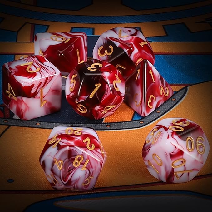 QMAY DND Dice Set -D&D Polyhedral Dice - Image 3