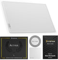 Hystar Aether Glass Gaming Mousepad | Micro-Etched Tempered Glass | Quiet by Hystar