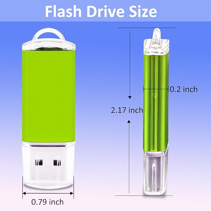 2GB USB Flash Drive 10 Pack Nicepicten USB 2.0 Thumb Drives Metal Jump Zip - Image 7
