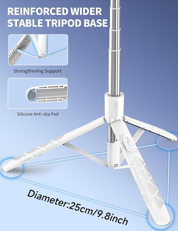 71" Phone Tripod Selfie Stick, All-in-1 - Image 2