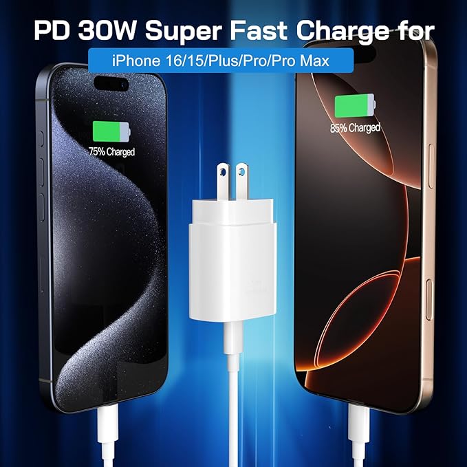 30W USB C i Phone 16 15 Charger Fast Charging, i Pad Pro/Air/Mini - Image 2