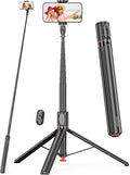 68" Automatic Tripod, Auto-Open Phone Tripod Stand by SelfieShow
