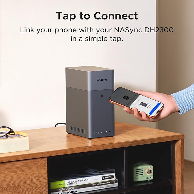 UGREEN NASync DH2300 2-Bay Desktop NAS, Support Capacity 60TB, Remote Access - Image 8