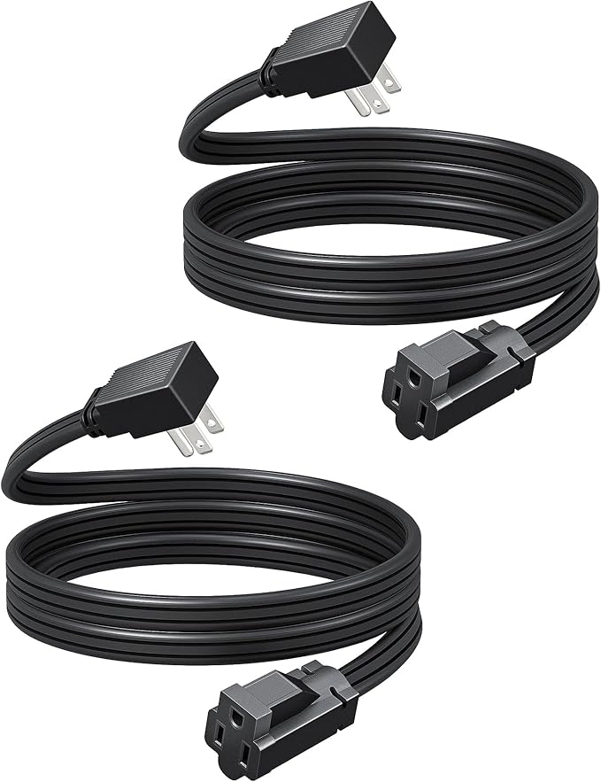 DEWENWILS 6FT Flat Plug Extension Cord by DEWENWILS
