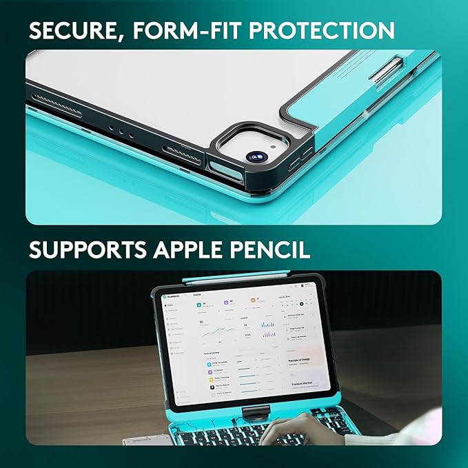 KITONE Transparent Case with Wireless Keyboard - Image 8