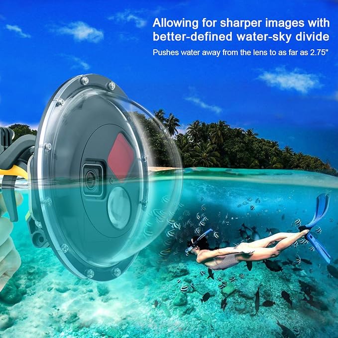 Dome Port Lens for GoPro Hero 5 6 7 Black Hero, Dome Port - Image 4