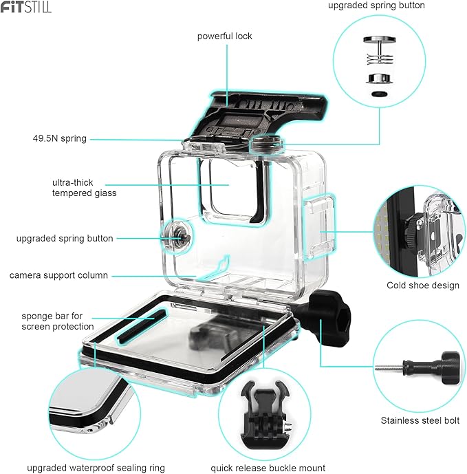 FitStill 45M/148FT Underwater Waterproof Case - Image 4