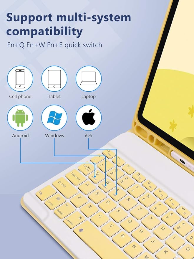 AnMengXinLing Keyboard Case for iPad mini 5 - Image 5