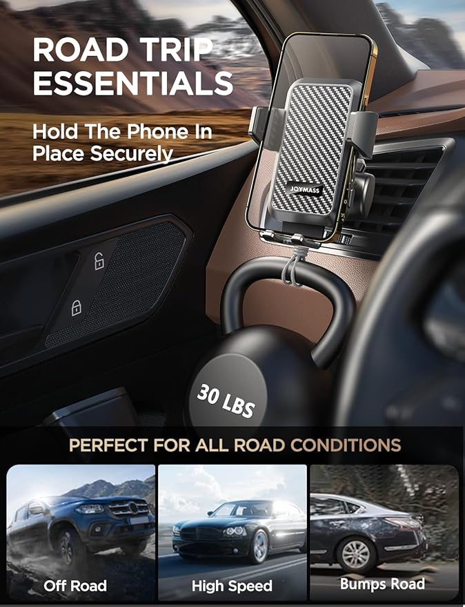 Wireless Car Charger, 15W Fast Charging Auto Clamping Car Charger Cell Phone - Image 4