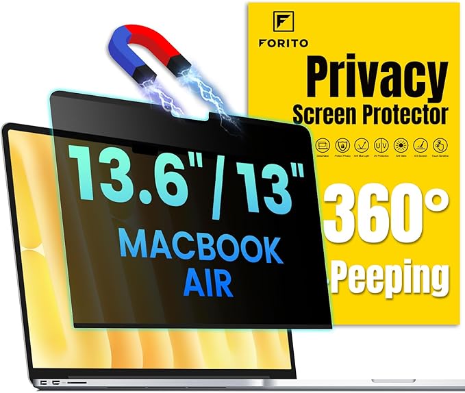 F FORITO Magnetic Privacy Screen Protector Compatible by FFORITO
