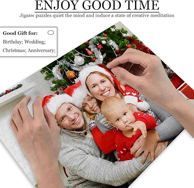 Custom Puzzle 120/200/300/500/1000/1500 Pieces, Personalized Puzzle from Your - Image 4