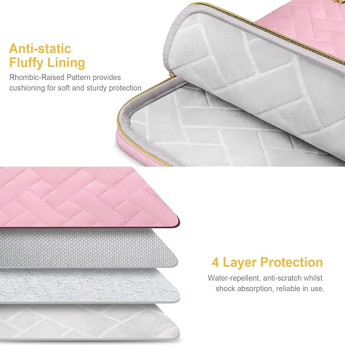 Lacdo 13 Inch Laptop Sleeve Case - Image 2