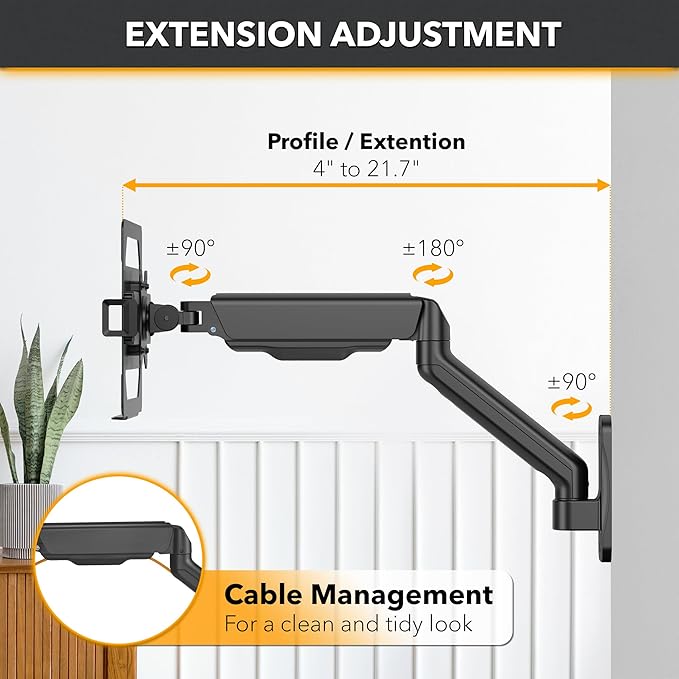 CondoMounts Laptop Wall Mount | Spring-Assisted Arm - Image 4