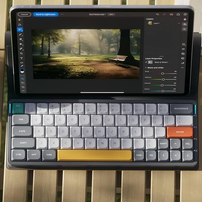 nuphy Air60 V2 Portable Wireless Keyboard 60% Low Profile Mechanical Keyboard - Image 4