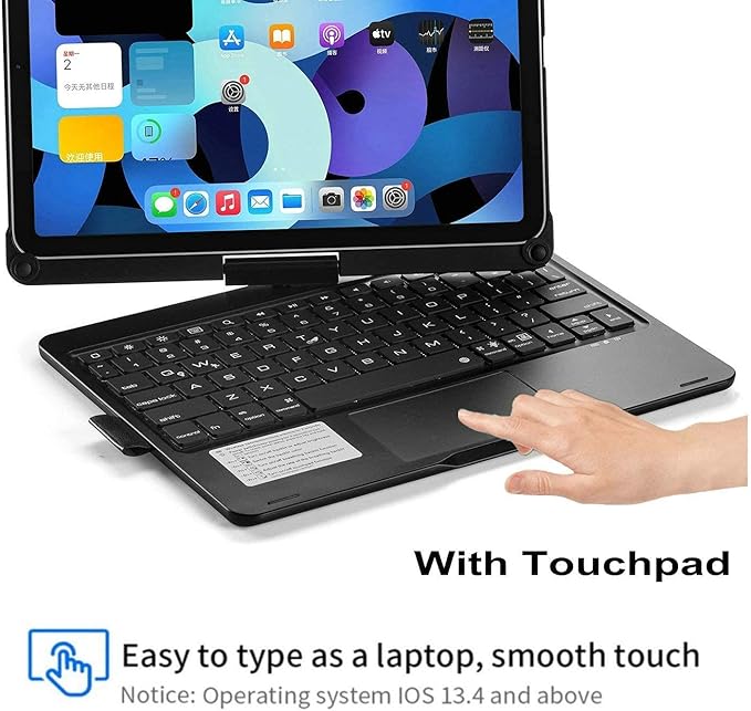 Rotatable Keyboard Case for iPad Air 11 Inch/ Air5/Air4/iPad Pro11 - Image 2