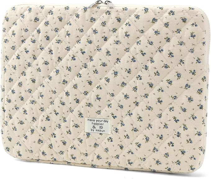 Puffy Laptop Sleeve 13-15.6 Inch Cute Quilted Laptop Protective Case Padded - Image 8