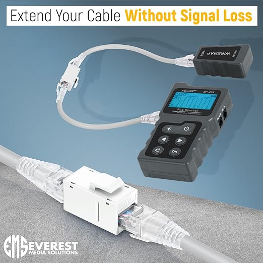 Everest 24-Pack Cat6 RJ45 Keystone Coupler - Image 4
