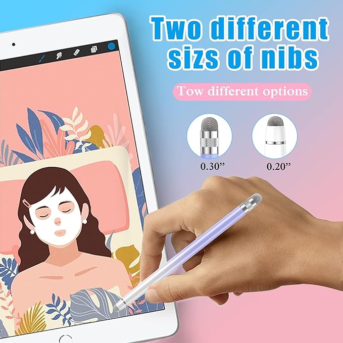 2PCS Stylus Pens for Touch Screens, Stylus Pen for iPhone/iPad/Tablet - Image 5